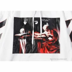 Hypeyourbeast Hoodies & Jackets OFF-WHITE Skull And Writing Hoodie 'WHITE'