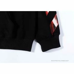 Hypeyourbeast OFF-WHITE Skull And Writing Hoodie 'BLACK' Hoodies & Jackets