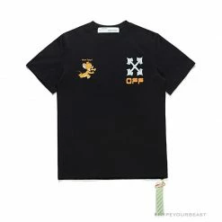 Hypeyourbeast T-Shirts OFF-WHITE Handsome Jerry Arrow Tee Shirt 'BLACK'