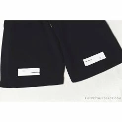 Hypeyourbeast Pants OFF-WHITE Classic Seeing Things Shorts 'BLACK'