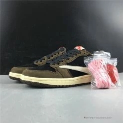 Hypeyourbeast Travis Scott X Air Jordan 1 Low 'Mocha'