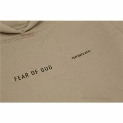 HypeYourBeast Hoodies & Jackets FOG Hoodie Tan Back