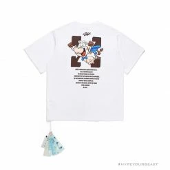 Hypeyourbeast T-Shirts OFF-WHITE Arrow Flying Cow Tee Shirt 'WHITE'