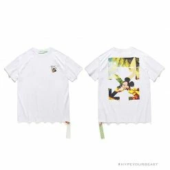Hypeyourbeast T-Shirts OFF-WHITE Disney Spring X Summer Mickey With Pluto Tee Shirt 'WHITE'