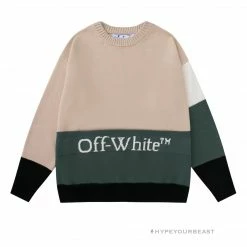 HypeYourBeast Off-White Shirt - Khaki & Green