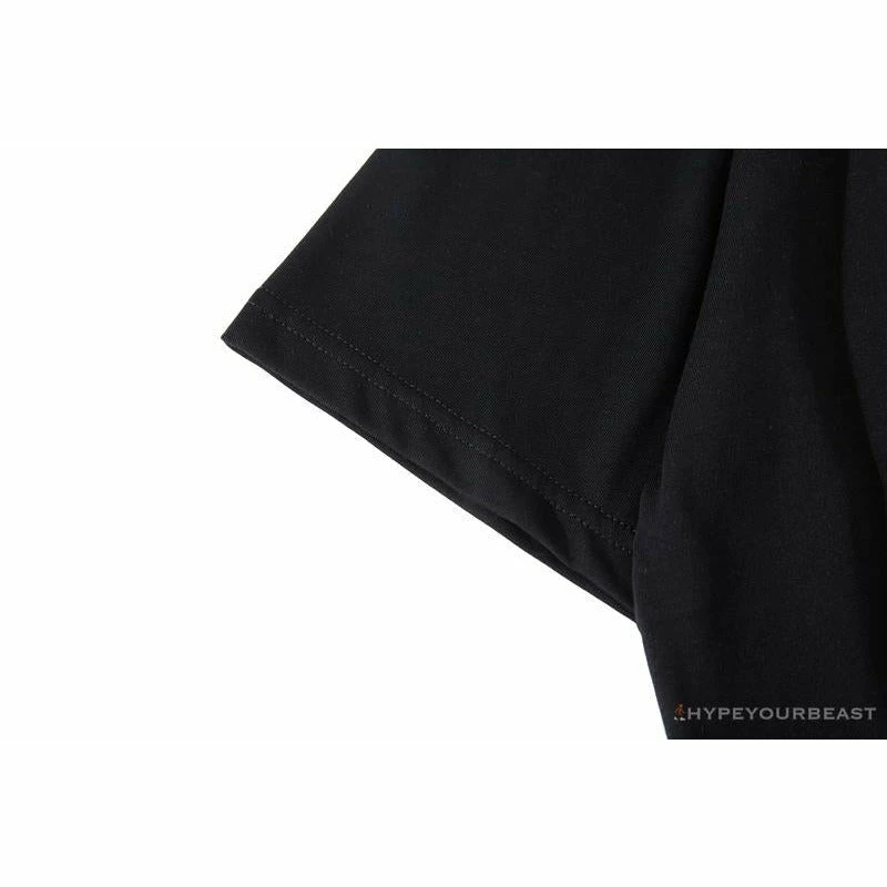 Hypeyourbeast BAPE Baby Milo Color Letter Monkey Tee Shirt 'BLACK' 6 Hypeyourbeast BAPE Baby Milo Color Letter Monkey Tee Shirt 'BLACK'