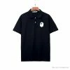 Hypeyourbeast Clothes BAPE Classic Ape Head Print Versatile Polo Shirt 'BLACK'