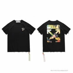 Hypeyourbeast OFF-WHITE Disney Spring X Summer Mickey With Pluto Tee Shirt 'BLACK' T-Shirts