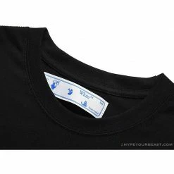 Hypeyourbeast T-Shirts OFF-WHITE Classic Animated Tom And Jerry Arrow Tee Shirt 'BLACK'