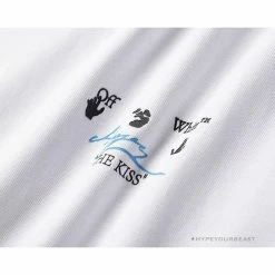 Hypeyourbeast T-Shirts OFF-WHITE The Kiss Tee Shirt 'WHITE'
