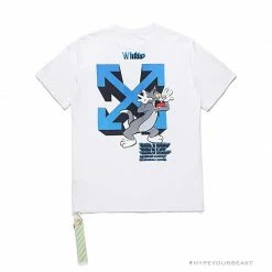 Hypeyourbeast OFF-WHITE Tom And Jerry Loose Tee Shirt 'WHITE' T-Shirts 14 Hypeyourbeast OFF-WHITE Tom And Jerry Loose Tee Shirt 'WHITE' T-Shirts