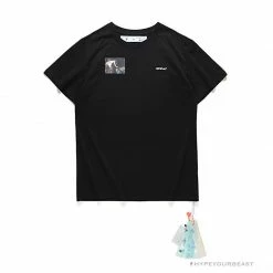 Hypeyourbeast OFF-WHITE New Limited Religious Tee Shirt 'BLACK'