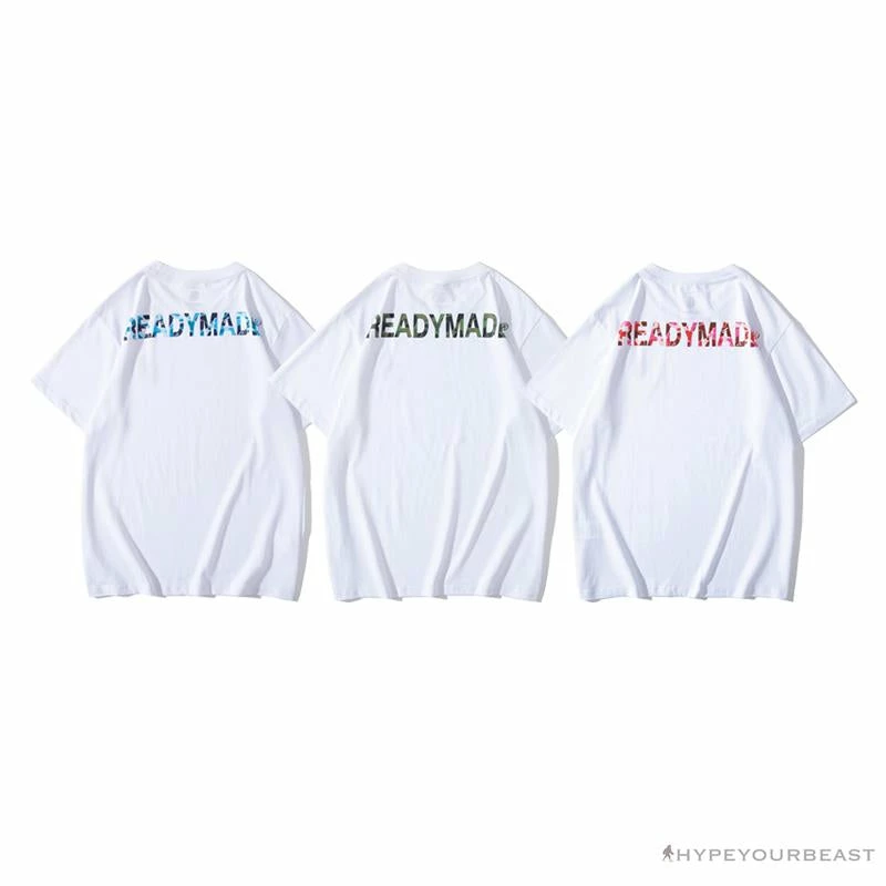 Hypeyourbeast Clothes BAPE Readymade Small Bee Camouflage Letter Tee Shirt 'PINK' 14 Hypeyourbeast Clothes BAPE Readymade Small Bee Camouflage Letter Tee Shirt 'PINK'