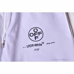 Hypeyourbeast OFF-WHITE 99 X Pink Arrow Shorts 'WHITE' Pants 17 Hypeyourbeast OFF-WHITE 99 X Pink Arrow Shorts 'WHITE' Pants