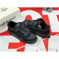 HypeYourBeast Adidas Forum Low Bad Bunny Black Shoes