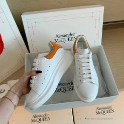 Hypeyourbeast Alexander McQueen Women's White / Orange Sneaker
