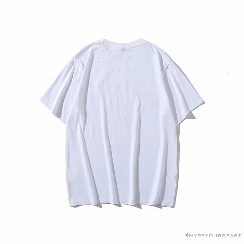 Hypeyourbeast BAPE Violent Bear Color Stitching Tee Shirt 'WHITE' Clothes 2 Hypeyourbeast BAPE Violent Bear Color Stitching Tee Shirt 'WHITE' Clothes