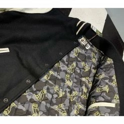 Hypeyourbeast BAPE OVO Patchwork Baseball Owl Jacket Clothes