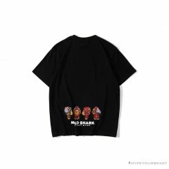Hypeyourbeast BAPE Baby Milo Red Shark Hat Little Monkey Tee Shirt 'BLACK'