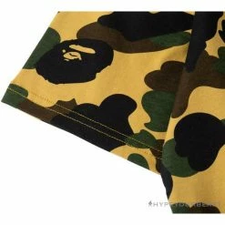 Hypeyourbeast Clothes BAPE KIDS Elbow Hug Gorilla Camouflage Tee Shirt 'YELLOW' 22 Hypeyourbeast Clothes BAPE KIDS Elbow Hug Gorilla Camouflage Tee Shirt 'YELLOW'