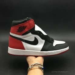 Hypeyourbeast Air Jordan 1 High 'Satin Black Toe'