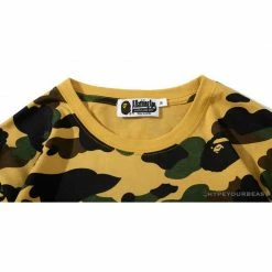 Hypeyourbeast Clothes BAPE KIDS Elbow Hug Gorilla Camouflage Tee Shirt 'YELLOW' 20 Hypeyourbeast Clothes BAPE KIDS Elbow Hug Gorilla Camouflage Tee Shirt 'YELLOW'