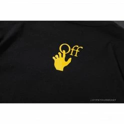 Hypeyourbeast T-Shirts OFF-WHITE Orange Hand Tee Shirt 'BLACK' 14 Hypeyourbeast T-Shirts OFF-WHITE Orange Hand Tee Shirt 'BLACK'