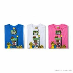 Hypeyourbeast Clothes BAPE Baby Milo Sesame Street Carp Streamer Tee Shirt 'PINK' 11 Hypeyourbeast Clothes BAPE Baby Milo Sesame Street Carp Streamer Tee Shirt 'PINK'