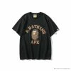 Hypeyourbeast BAPE Valentine's Day Chocolate Ape Head Tee Shirt 'BLACK'