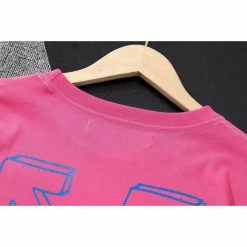 Hypeyourbeast T-Shirts OFF-WHITE Tropical Landscape Tee Shirt 'PINK'