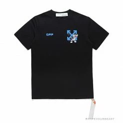 Hypeyourbeast OFF-WHITE Tom And Jerry Loose Tee Shirt 'BLACK' T-Shirts
