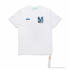 Hypeyourbeast OFF-WHITE Tom And Jerry Loose Tee Shirt'WHITE' T-Shirts