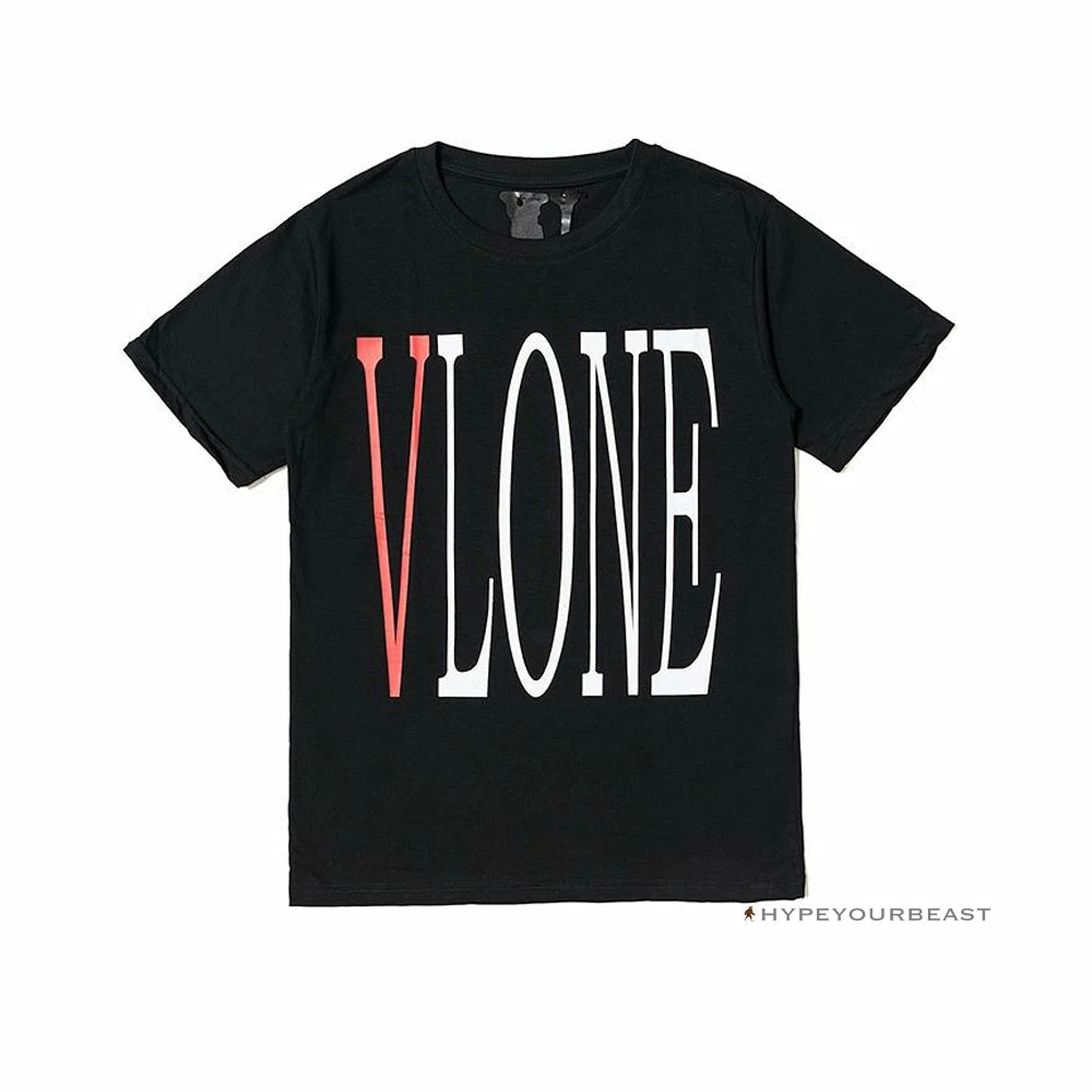 HypeYourBeast Vlone Black And Red Tee Shirt T-Shirts 1 HypeYourBeast Vlone Black And Red Tee Shirt T-Shirts