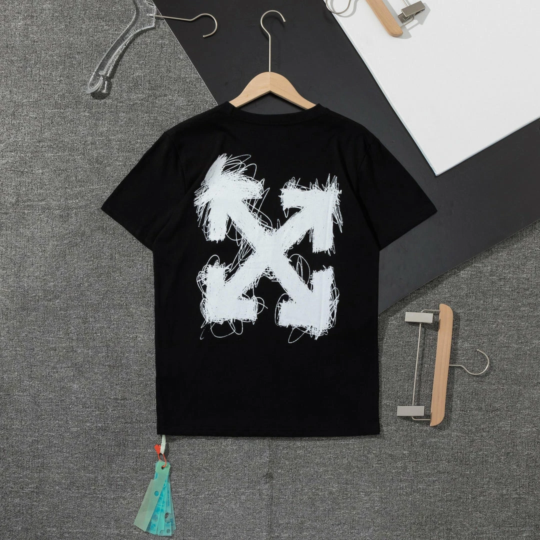 Hypeyourbeast OFF-WHITE Ballpoint Pen Depicting Pattern Tee Shirt 'BLACK' 1 Hypeyourbeast OFF-WHITE Ballpoint Pen Depicting Pattern Tee Shirt 'BLACK'