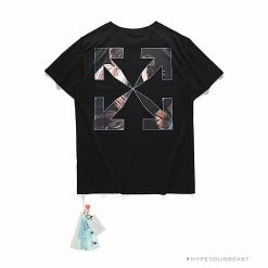 Hypeyourbeast OFF-WHITE New Limited Religious Tee Shirt 'BLACK'