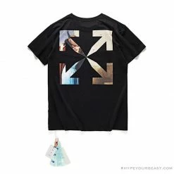 Hypeyourbeast T-Shirts OFF-WHITE The Kiss Tee Shirt 'BLACK'