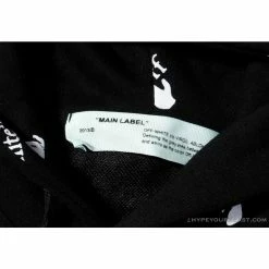 Hypeyourbeast OFF-WHITE Classic Print Hoodie 'BLACK' Hoodies & Jackets 15 Hypeyourbeast OFF-WHITE Classic Print Hoodie 'BLACK' Hoodies & Jackets