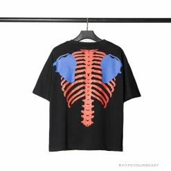 Hypeyourbeast OFF-WHITE Loose X Oversized Chest Tee Shirt 'BLACK' T-Shirts