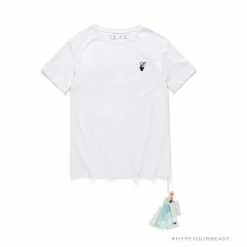Hypeyourbeast OFF-WHITE Hand Shake Tee Shirt 'WHITE' T-Shirts