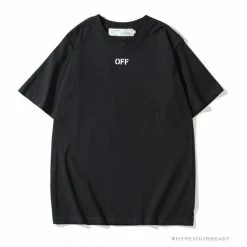 Hypeyourbeast T-Shirts OFF-WHITE Flower Edition Tee Shirt 'BLACK'