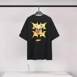 Hypeyourbeast OFF-WHITE Dimensional Arrow Angry Calf Tee Shirt 'BLACK'