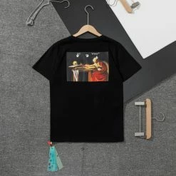 Hypeyourbeast T-Shirts OFF-WHITE Skull And Writing Tee Shirt 'BLACK'