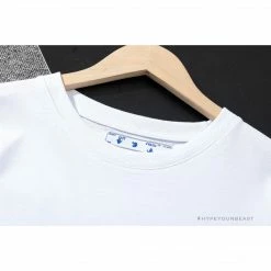 Hypeyourbeast T-Shirts OFF-WHITE Skull And Writing Tee Shirt 'WHITE'