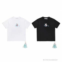 Hypeyourbeast OFF-WHITE Spoof Doraemon Arrow Tee Shirt White T-Shirts 5 Hypeyourbeast OFF-WHITE Spoof Doraemon Arrow Tee Shirt White T-Shirts
