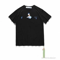 Hypeyourbeast OFF-WHITE Summer Donald Duck Print Tee Shirt'BLACK'