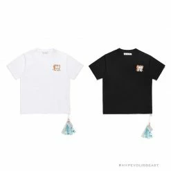 Hypeyourbeast OFF-WHITE Year Of The Ox Doraemon Arrow Tee Shirt 'WHITE' 5 Hypeyourbeast OFF-WHITE Year Of The Ox Doraemon Arrow Tee Shirt 'WHITE'