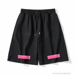 Hypeyourbeast Pants OFF-WHITE Gradient Series Shorts 'BLACK'