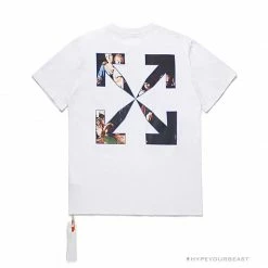 Hypeyourbeast OFF-WHITE Baroque Angel Religious Painting Tee Shirt 'WHITE'