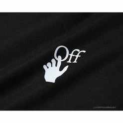 Hypeyourbeast OFF-WHITE Graffiti Letter Doraemon Tee Shirt ' BLACK' T-Shirts