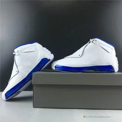 HypeYourBeast Air Jordan 18 Retro 'White Sport Royal'
